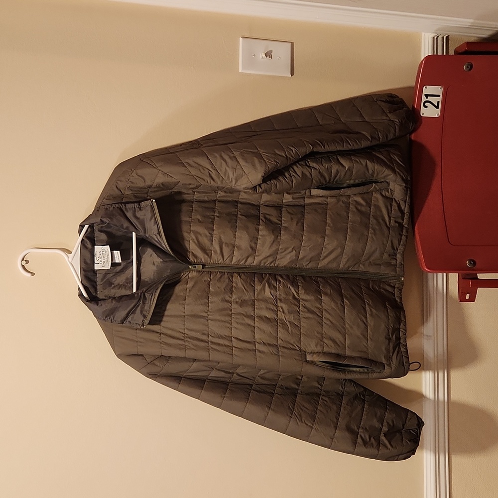 Ducks Unlimited Lightweight Olive Puffer Jacket Men's Large